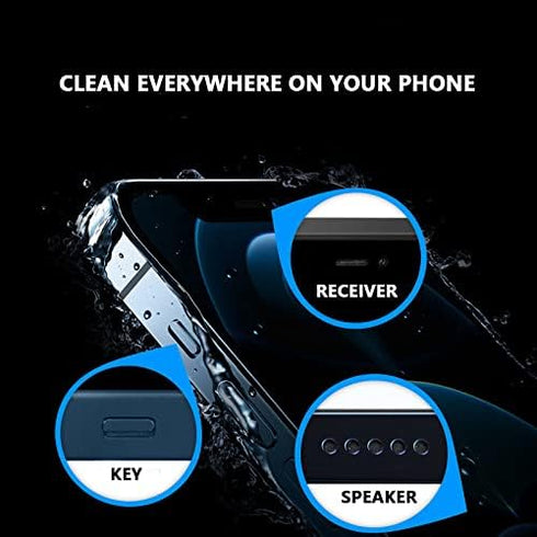 Cell Phone Cleaning Kit Accessories, Cleaner Tape for Phone Speaker and Receiver, Cleaning Stickers Dust Remover Compatible with Airpods, Samsung,...