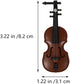 8Pcs 1: 12 Dollhouse Violin Miniature Mini Musical Instrument Collection Mini Figurine Ornaments for Doll House Musical Room...