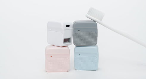 1 Pack White Portable Toothbrush Purifier - Compact and Lightweight Toothbrush Sterilizer for Daily Use....
