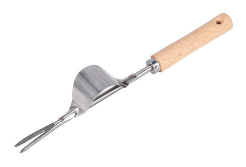 1 PCS Stainless Steel Weeder Manual Household Farm Tool Root Extractor Weeder Loose Soil Raising Fork Garden Gardening...