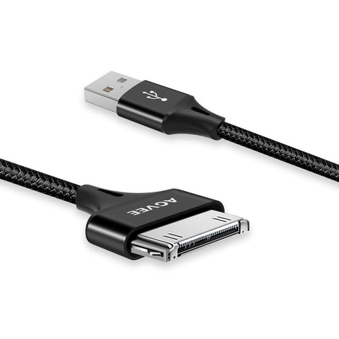AGVEE 2 Pack 10ft for Old iPhone 4S Charging Cable, MFI Certified 30 Pin Braided Heavy Duty Fast Durable Charger Cord, Compatible with iPhone 4/4S...