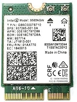 Intel AC 9560 CNVio PC WiFi Adapter | Dual-Band WiFi 5 802.11ac | MUp to 1.73 Gbps | Bluetooth 5.1 Compatible | Designed for 8th-9th Gen Intel CPU...