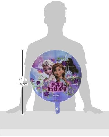 Anagram International HX Frozen Happy Birthday Party Balloons, Multicolor...