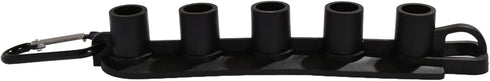 xiangxu Pressure Washer Nozzle Holder 1/4" inch Quick Connect Spray Nozzle Tips Set Holds 5PCS Holes Black Durable Plastic(5 Pcs Holes)...