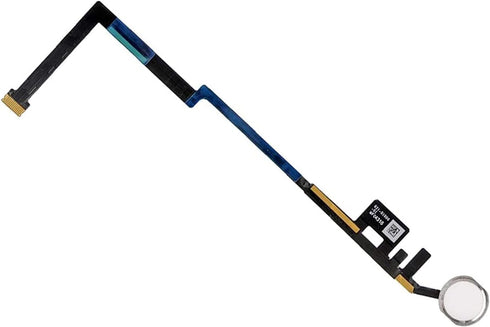 T Phael White Home Button Replacement Compatible with iPad 5 5th Gen 2017 (A1822 A1823) and iPad 6 6th Generation 2018 (A1893 A1954) 9.7" Incl Fle...