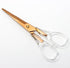 NatSumeBasics Rose Gold Scissors Clear Office Scissors All Purpose Scissor Professional Fabric Dressmaker Shears for Cutting Paper Cloth Leather C...