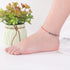 CSIYANJRY99 Anti-Swelling Obsidian Anklet for Women Handmade Braid Rope Waterproof Obsidian Ankle Bracelet Adjustable for Girs Minimalist Jewelry...
