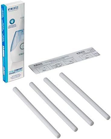 Homedics TotalComfort Personal Humidifer Replacement Wicks, 4 Pack - Works with Homedics UHE-CM15 Ultrasonic Humidifier – Humidifier Filter Replacement Prevents Mineral Build-Up
