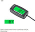 Jayron JR-HM032A Self Powered Digital Tach/Inductive/Maintenance/Waterproof/Backlit/Shutdown Hour Meter,Battery Replaceable,for Lawn Mower Tractor...