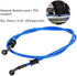 Keenso Motorcycle Front Brake Line, Braided Oil Hose Line Pipe Brake Clutch Oil Hoses Line Pipe Colorful Motorcycle Pit Dirt Bike Enduro Motocross...