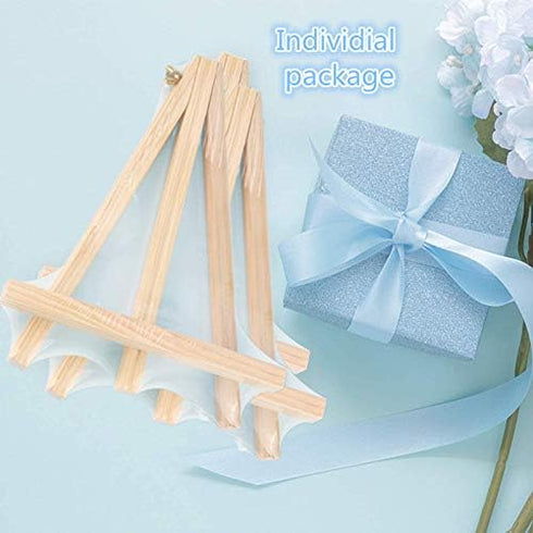 9.5 in Wood Easel Stand Tabletop Easels for Painting, Canvases, Art, Crafts, Small Wooden Table Top Paint Tripod Station for Kids Adult (3pack)...