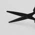 Office Scissors 6" Black Metal All Purpose Straight Small Scissors Stainless Steel Sharp Blades ABS Non-Slip Handles Scissors for Paper Student De...