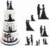 Plastic Fondant Cutter Couple Silhouette Set Mould Cake Decorating Tools Bakeware...