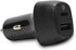 AT&T Dual Port 32W USB-C and USB-A Fast Charging Bullet Car Charger for Apple iPhone, Google Pixel, and Samsung Galaxy (Black, 32W)...