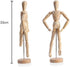 HSOMiD 12'' Artists Wooden Manikin Jointed Mannequin Perfect for Home Decoration/Drawing The Human Figure (A)...