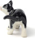 ZOOCRAFT Black Cat Figurine Ceramic Animal Miniature Handcrafted Kitten Gift Decor DIY Craft Design Collectible, 1.10 x 2.40 x 1.34 inches...