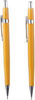 24 Pcs Mechanical Pencil, Yellow Metal Retractable Automatic Drafting Pencils, for Writing...