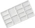 8 Inch Artist Ceramic Paint Palette,14 Wells Rectangle Porcelain Watercolor Painting Tray Palette Painting Supplies for Oil Painting Art Craft...