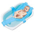 Baby Bath Seat Infant Bathing Support Mat with Five Safety Support Corner Adjustable Antiskid Bath Net Cushion Universal Baby Shower Net Pad Comfo...
