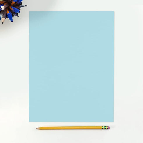 LUXPaper 8.5" x 11" Paper | Letter Size | Pastel Blue | 60lb. Text | 50 Qty...