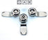 Gas Meter Cam Lock & Key Gas Zink Alloy Electric Meter Door Cabinet Box Latch Locker Kit for Hardware Tool (S Type)...