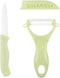 Ceramic Vegetable Fruit Peeler and Paring Knives Set - Effortless Precision in Every Peel?Suitable for Processing Various Fruits and Vegetables in...