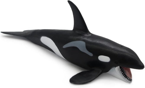 Solid Sea Animals Educational Toys,Simulation Ocean Shark Sea Creature Toy for Toddlers Kids (Killer Whale)...