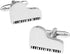 Piano with Enamel Keys Pair Cufflinks...