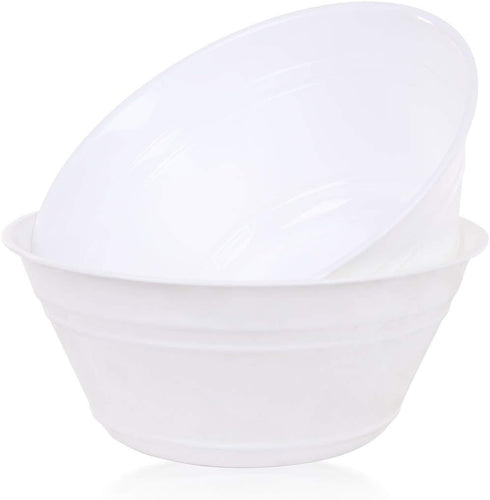 Mintra Home Snack Bowls (Large 2pk (4L), White)...