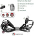 USB Earbuds Headphones for Computer, Noise-Isolation in-Ear Earphones with Microphones, USB DAC & 1.8M Cord, Universally Compatible with Laptop, D...