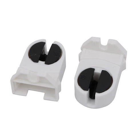 uxcell 15Pcs T5 Fluorescent Light Holder G5 Base Snap-in Tombstone Lamp Socket AC 500V 2A for LED Fluorescent Tube...