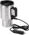 GOTOTOP Car Heating Cup 12V 450ML Electric Car Kettle Portable Stainless Steel Cigarette Lighter Heating Drinking Cup Heated Travel Mug Electric T...