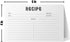 Recipe Cards - 100 White 4x6 Cards For Recipes, Blank Recipe Postcards Set. 14pt Postcard Paper Cardstock, Bulk Recipe Card Pack....
