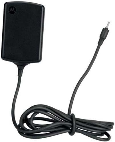 Motorola 89452N/SPN5633A Xoom Travel Charger with Original OEM 89452N SPN5633A - Non-Retail Packaging - Black......