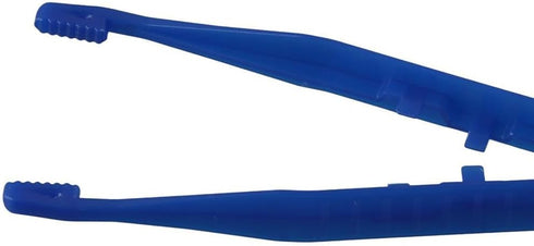 10Pcs First Aid Tweezers, Disposable Forceps, Practical Clamp Clips Accessories, Useful Plastic Repair Tools Kits for Elementary Science, Blue...