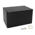LeMotech Electrical Box ABS Plastic Project Box IP65 Waterproof Junction Box Project Case Universal Enclosure for Electronics Black 6.2X 4.2X 3.4 ...