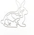 Rabbit Cutting Dies Easter Bunny Metal Craft Dies Embossing Stencil Template for DIY Scrapbooking Card Making Paper Card Album Decoration...