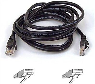 Belkin F3U153BT3M Cat-5e Patch Cable (Black, 7 Feet)...