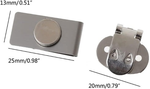 4 Pcs Invisible Magnetic Tie Stay,Anti-Wrinkle Stainless Tie Stay Clips,Magnetic Tie Clips for Men,Shirt Tie Clips Stays Pin,for Men Gifts and Ann...