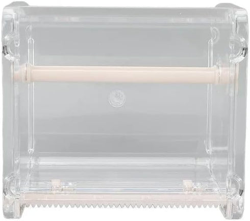 Transparent Visible Packaging Tape Dispenser Cutter Roll Tape Holder Organizer Desktop Office Tape Holder DIY Sticker Roll Tape Cutter Holder Stor...
