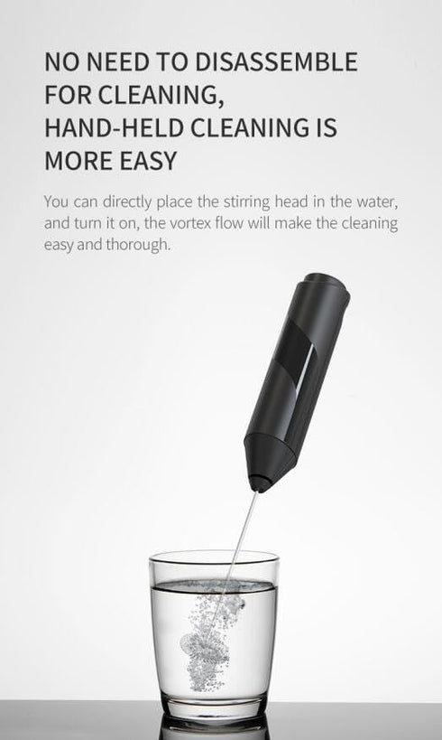 Milk Frother Wand with trip bag trip coffee bag,Handheld Stainless Steel - Battery Operated Coffee, Lattes, Cappuccino, Matcha - Froth Mate Milk &...