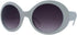 Pop Fashionwear® Womens Fashion Circle Round Jackie O Bold Chic Sunglasses P547 (White GradientSmoke...