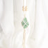 Natural Green Fluorite Meditation Healing Crystals Feng Shui Hanging Ornament for Car, Window, Home Decor...