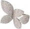 Rhinestone Butterfly Wrap Ring Open Statement Rings Sparkling Crystal Cubic Zirconia Leaf Engagement Promise Wedding Ring Expandable Finger Band D...