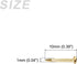 Small Nails (1x10mm) 200pcs, Carbon Steel Tiny Hardware Nails - for Household Woodworking, Gold Tone...