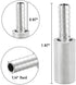 YOUHO 2PCS 0.5 Micron Diffusion Stone Stainless Steel Aeration Stone Carbonating Stone with 1/4" Barb for Homebrew Wine Beer Soda Air Stone...