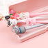 Cartoon Animal Pens Ink Pens Gel Pen Writing Pens Neutral Pens School Office Supplies Kids Gifts 0.38mm Ball Point Color cat Pens, pink rabbit Pen...