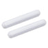 MECCANIXITY Magnetic Stirrer Mixer Stir Bar Rod 50mm(1.97") Cylinder Shape PTFE Coating Magnet White for Laboratory Pack of 2...