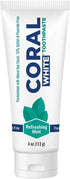 Coral White - Coral White Mint Toothpaste Natural Fluoride SLS Free Coral Calcium Remineralizing Toothpaste 4 Ounce...
