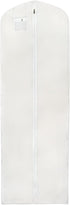 L-Pack Wedding Dress Garment Bag Extra Long White Clothes Cover for Storage or Travel (White, 72-in)...